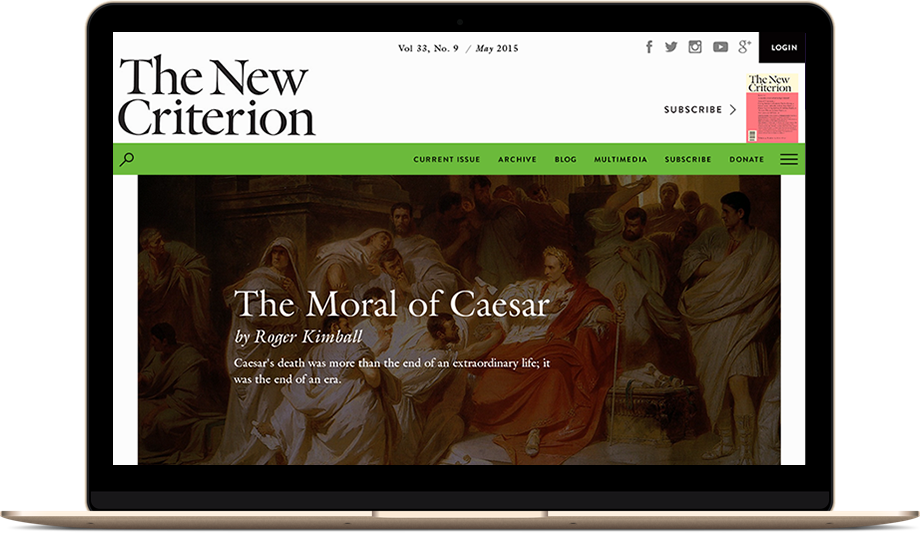 The New Criterion website
